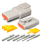 Deutsch DTM 3 pin Shock Sensor Connector Kit 52-1731-RIFE-Motion Raceworks