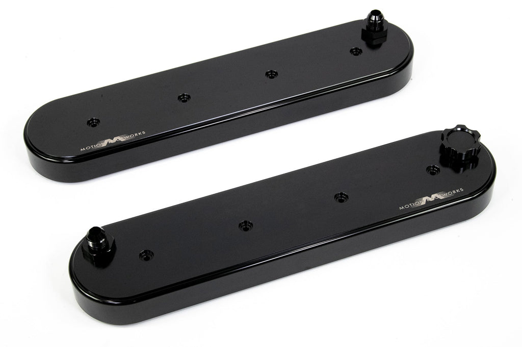 Motion Raceworks Billet LS Valve Covers 10-120BLK-Motion Raceworks-Motion Raceworks