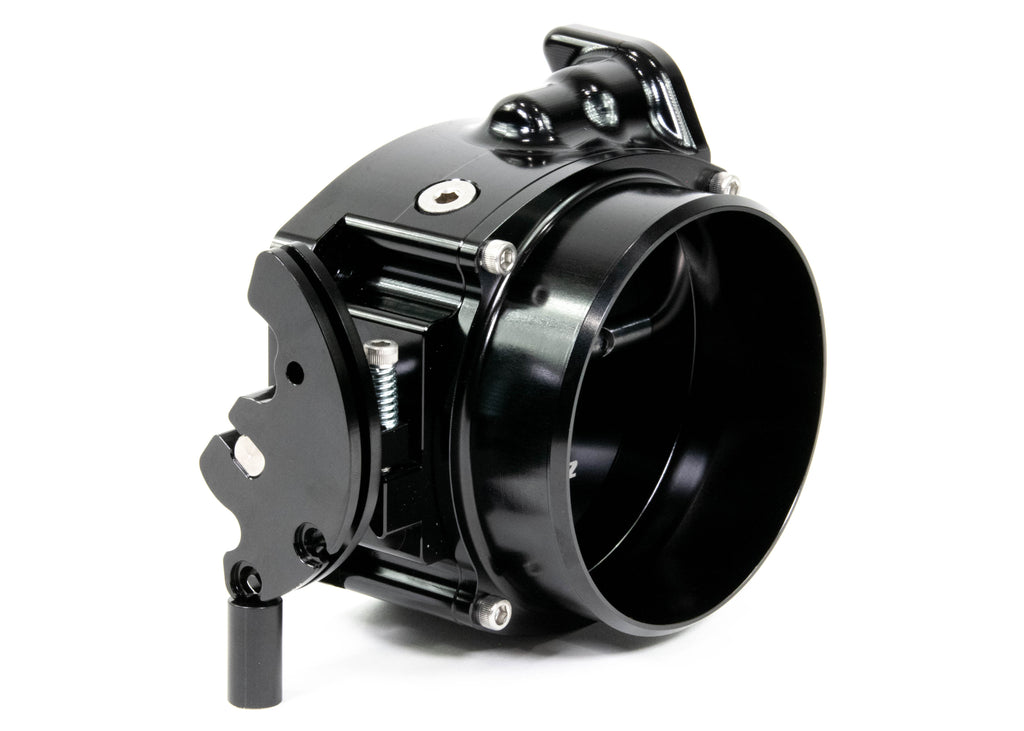 ICON 102/105mm Cable Drive Throttle Body (Black) w/ Interchangeable Connection-Motion Raceworks-Motion Raceworks