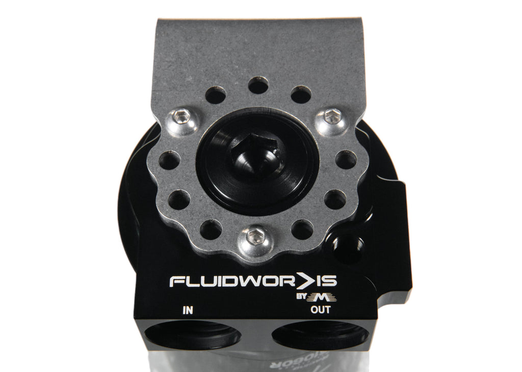 Fluidworks Remote Oil Filter - Front Load Style-Fluidworks-Motion Raceworks