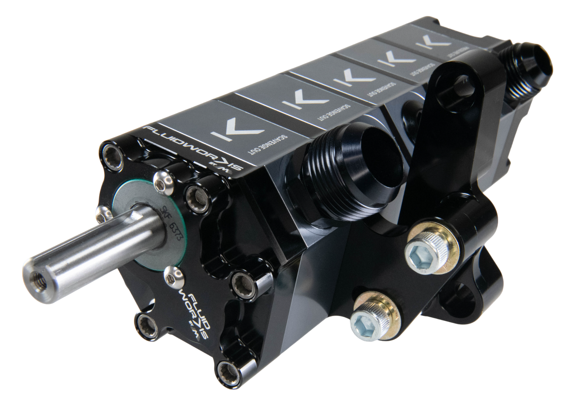 Fluidworks Gen V LT Wet Sump / Dry Sump Passenger Side Mounting Bracket-Fluidworks-Motion Raceworks