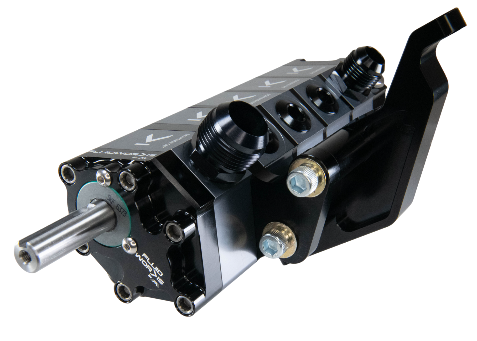 FluidWorks LS Wet Sump / Dry Sump Passenger Side Mounting Bracket-Fluidworks-Motion Raceworks