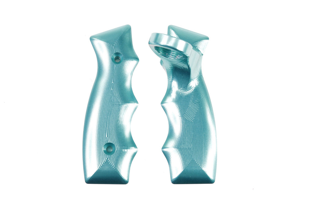 Operator Button Billet Grip Insert Set Teal 16-144-07 (Button Not Included)-Motion Raceworks-Motion Raceworks