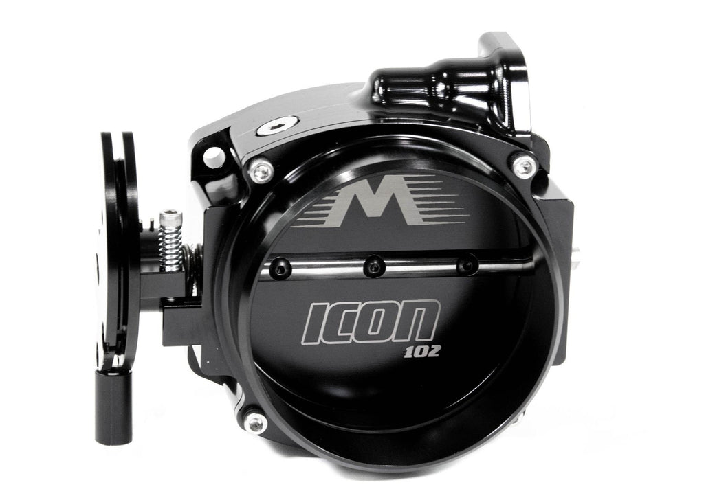 ICON 102/105mm Cable Drive Throttle Body (Black) w/ Interchangeable Connection-Motion Raceworks-Motion Raceworks